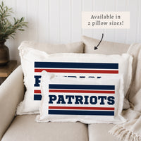 Patriots Stripes Pillow