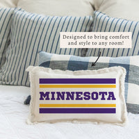 Minnesota Stripes Pillow