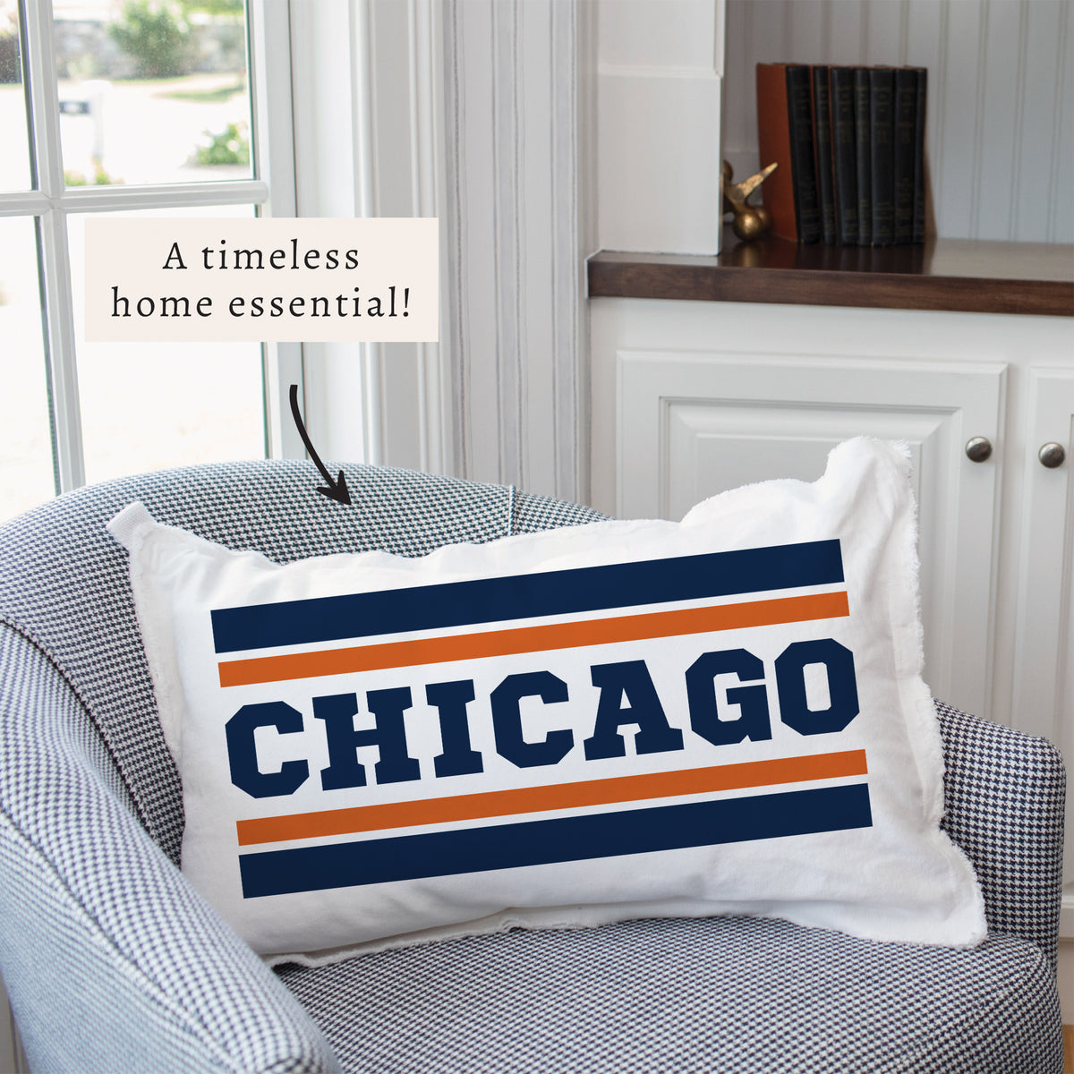 Chicago Stripes Pillow