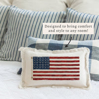 Lacrosse Flag Pillow