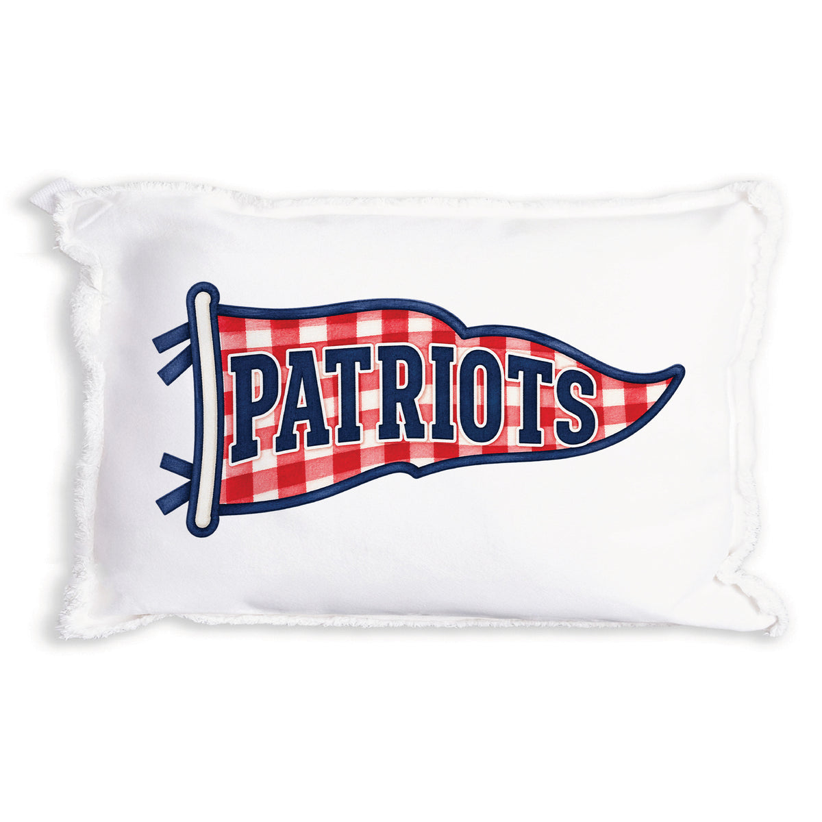 Patriots Banner Pillow