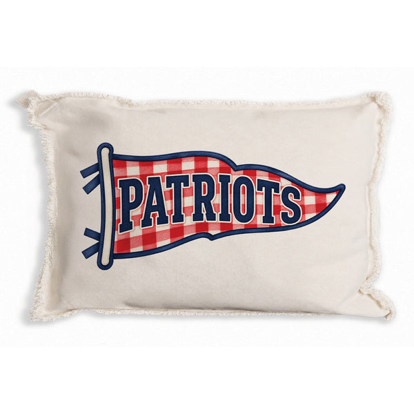Patriots Banner Pillow