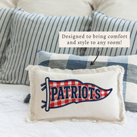 Patriots Banner Pillow
