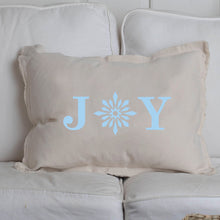 Load image into Gallery viewer, Joy Snowflake Lumbar Pillow
