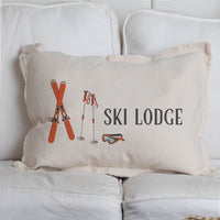 Ski Lodge Lumbar Pillow