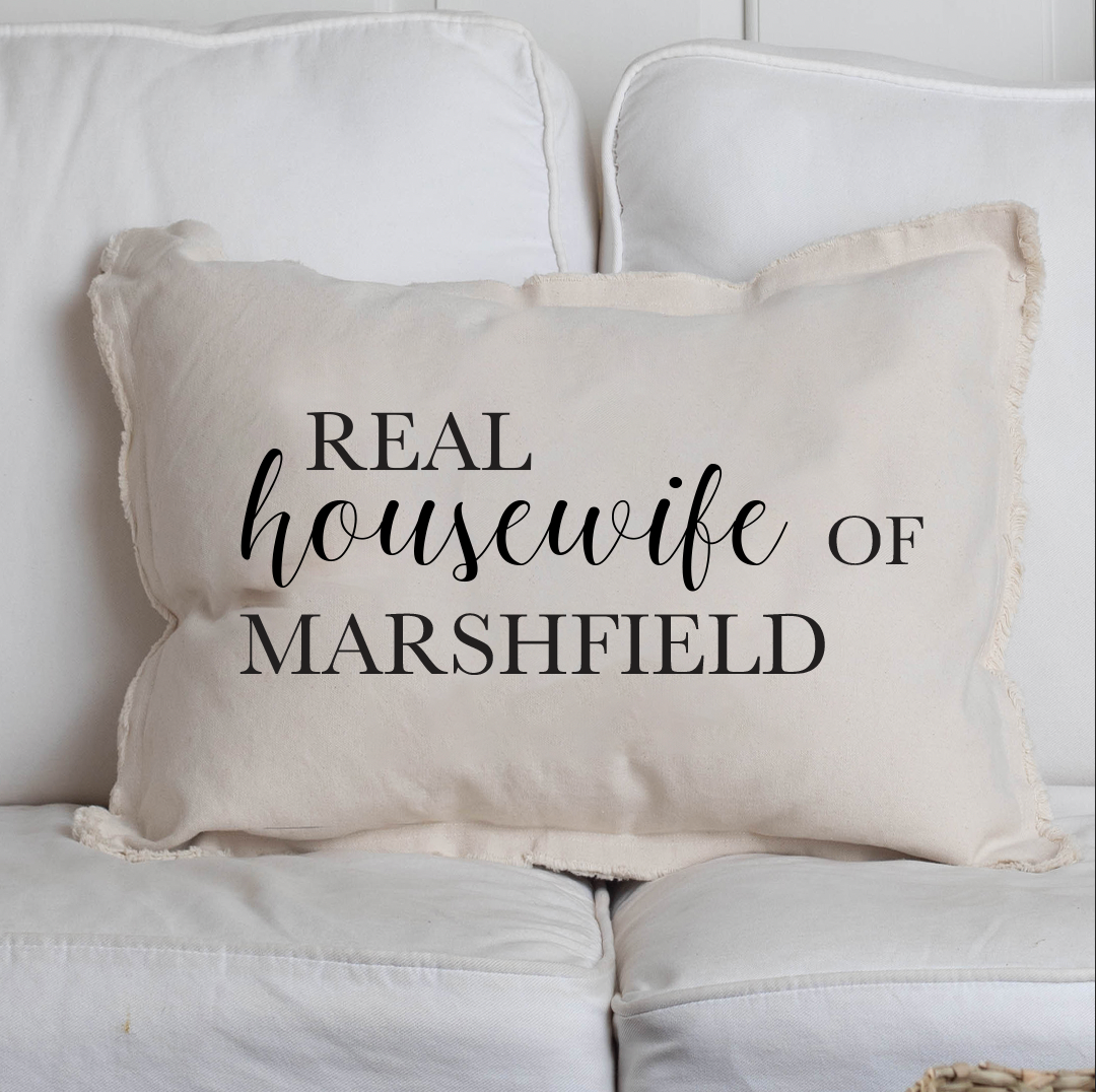 Personalized Real Housewife Lumbar Pillow