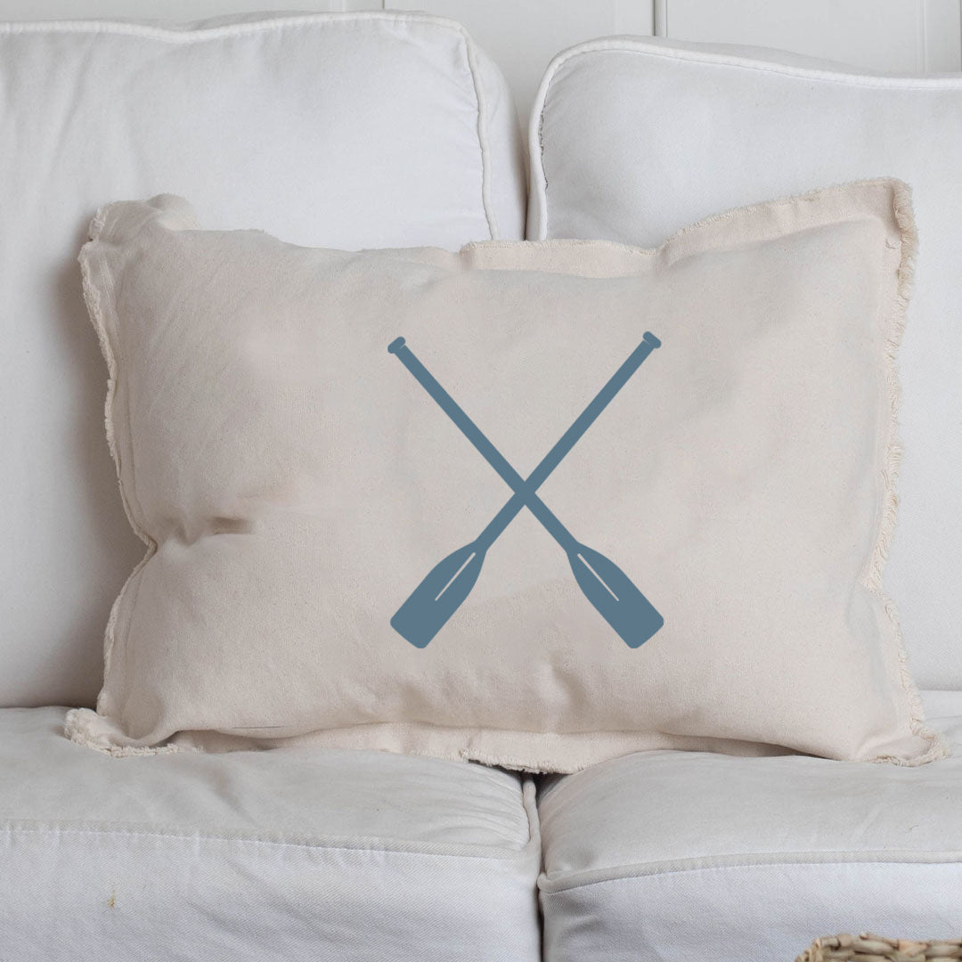 Personalized Oars Lumbar Pillow