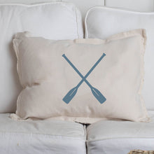 Load image into Gallery viewer, Personalized Oars Lumbar Pillow
