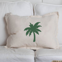 Personalized Palm Tree Lumbar Pillow