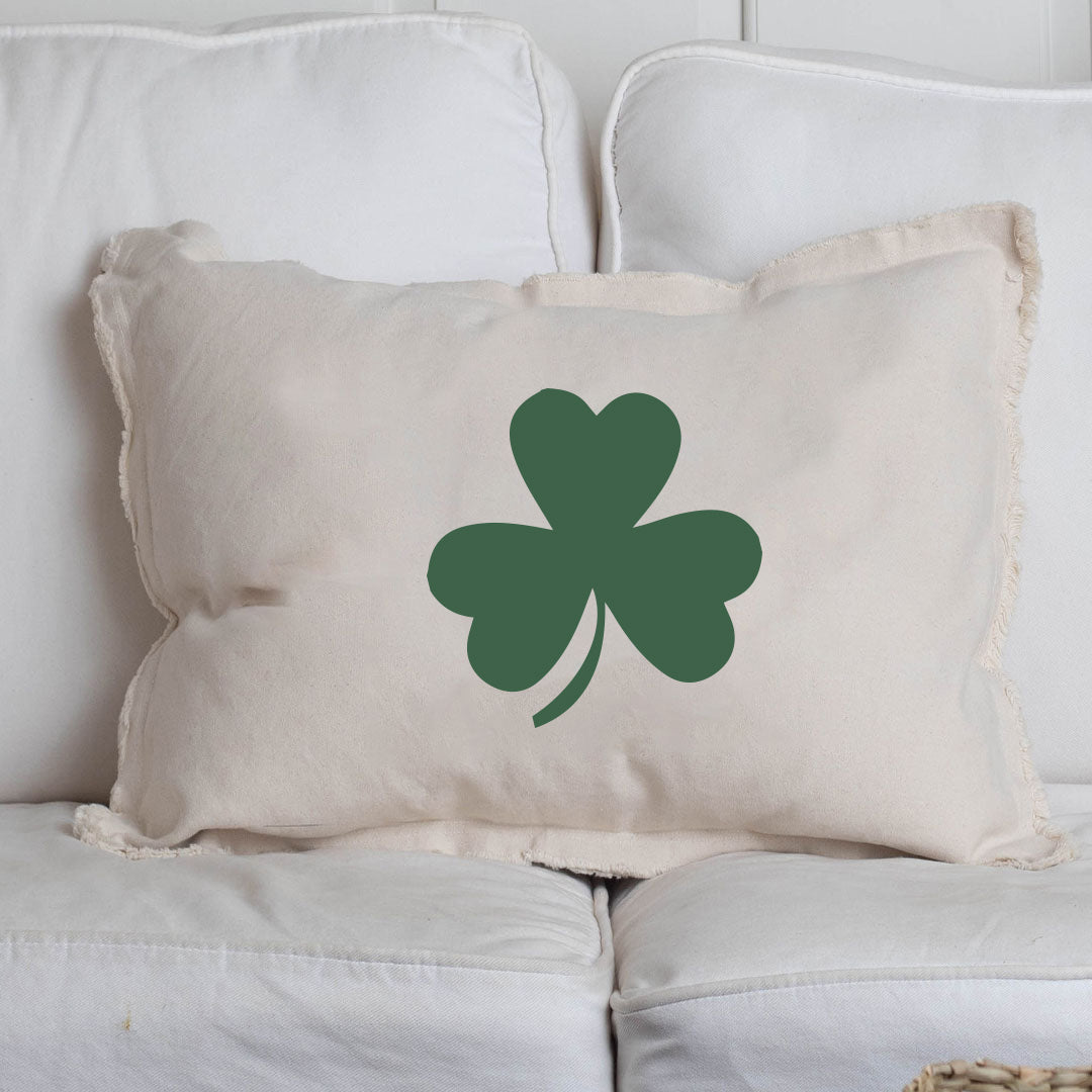 Personalized Shamrock Lumbar Pillow