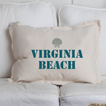 Load image into Gallery viewer, Personalized Shell Two Line Text Lumbar Pillow
