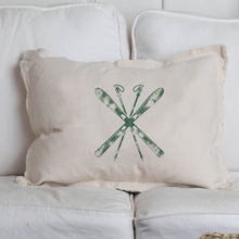 Load image into Gallery viewer, Personalized Skis Lumbar Pillow
