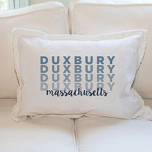 Load image into Gallery viewer, Personalized Repeating Word Lumbar Pillow
