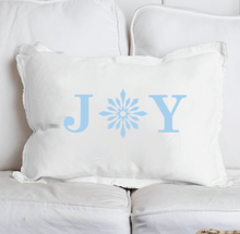 Load image into Gallery viewer, Joy Snowflake Lumbar Pillow

