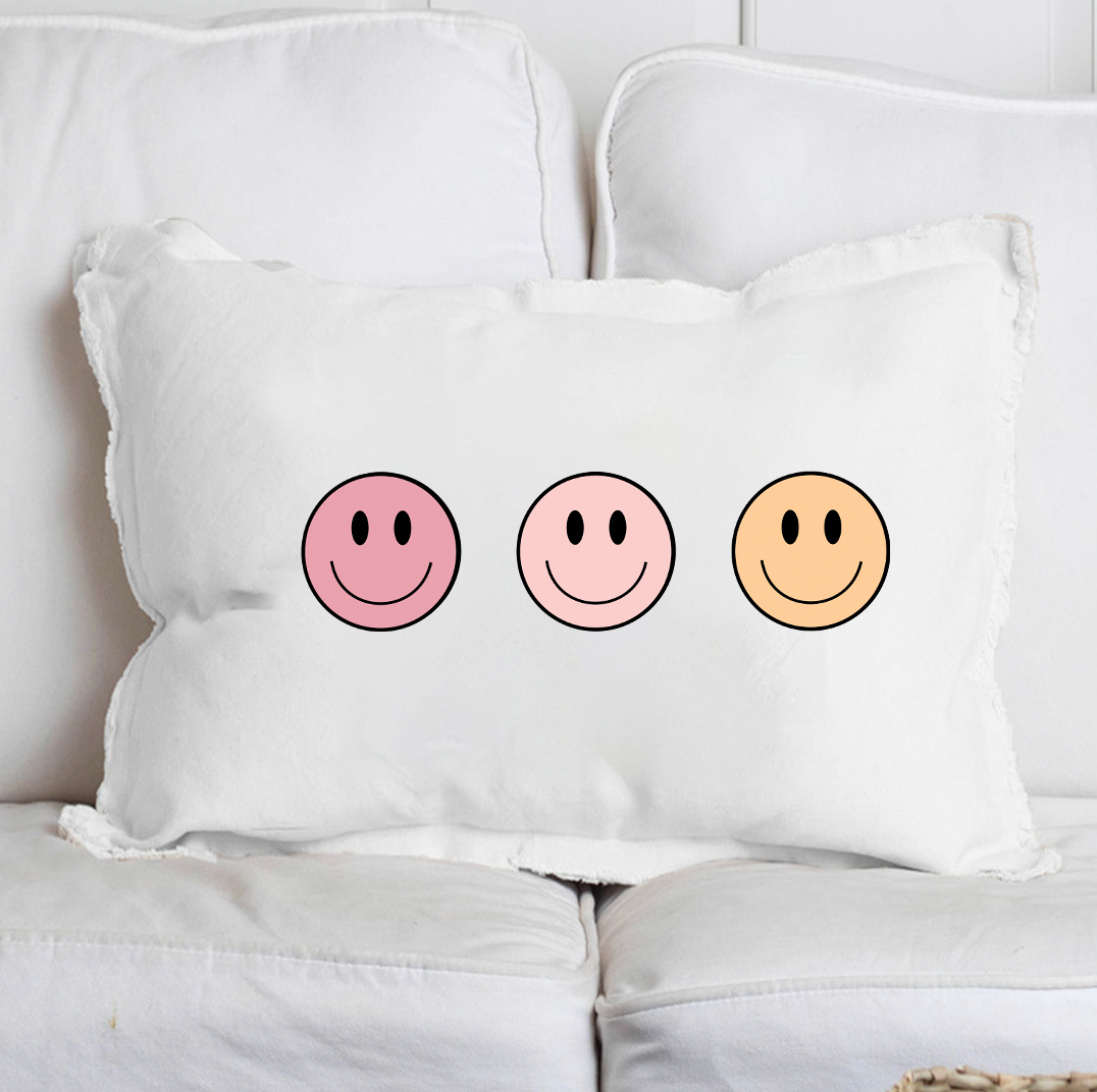 Smiley Lumbar Pillow