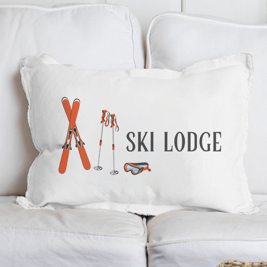 Ski Lodge Lumbar Pillow