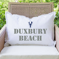 Lobster Two Line Text Personalized Lumbar Pillow