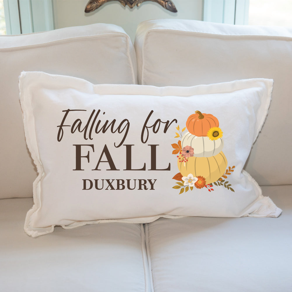 Personalized Falling For Fall Lumbar Pillow