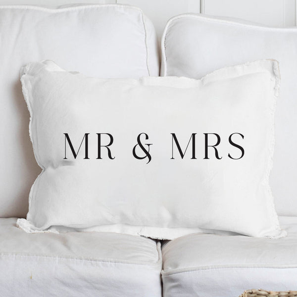 Mr & Mrs Lumbar Pillow
