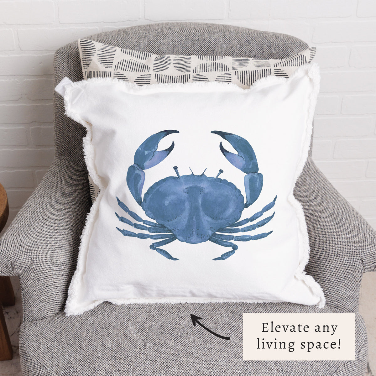 Blue Crab Pillow