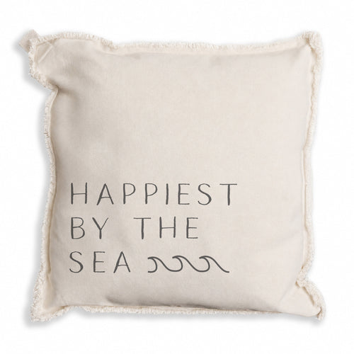 Happiest By The Sea Pillow