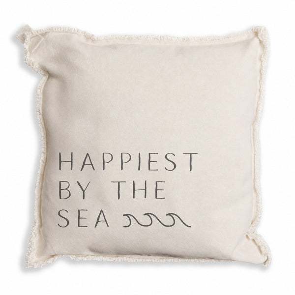 Happiest By The Sea Pillow