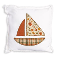 Fall Sailboat Pillow