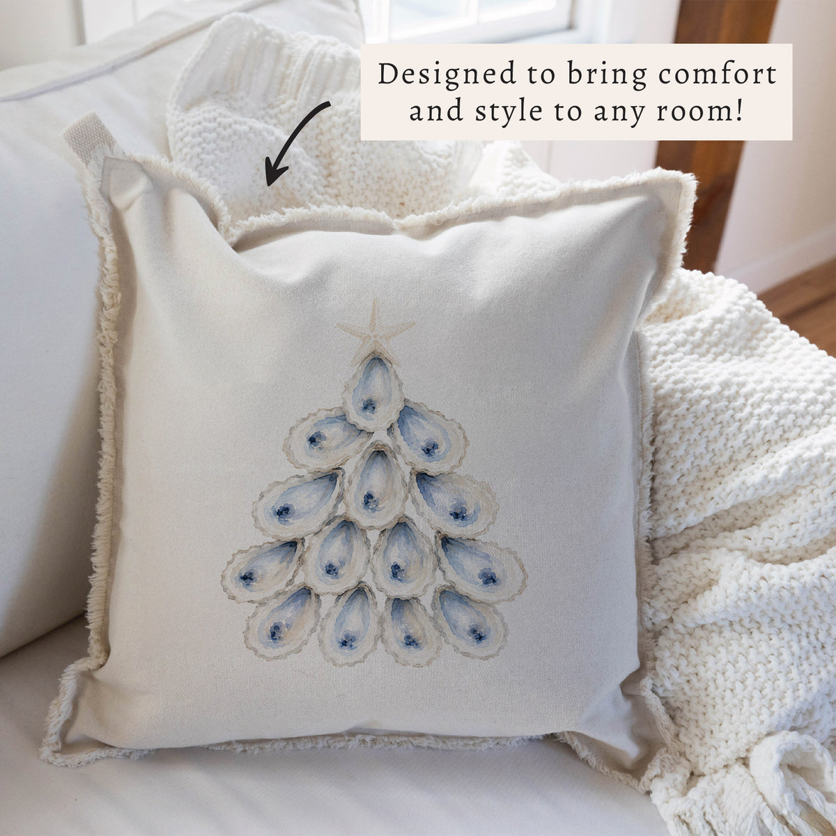 Oyster Tree Pillow