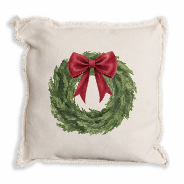Holiday Wreath Pillow