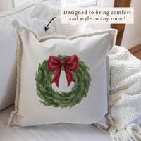 Holiday Wreath Pillow