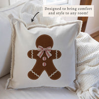 Gingerbread Man Pillow