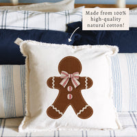 Gingerbread Man Pillow