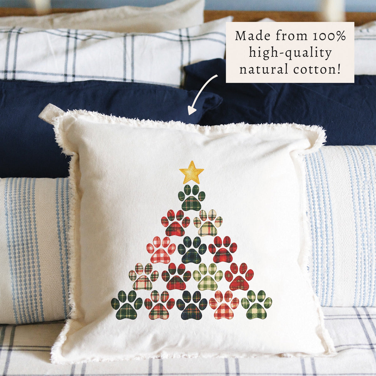 Paw Tree Pillow