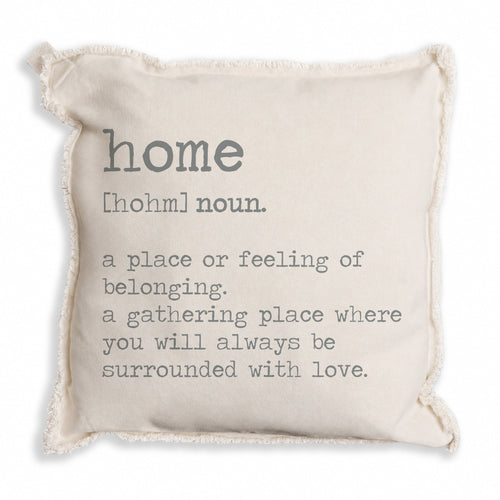 Home Definition Pillow