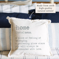 Home Definition Pillow