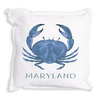 Blue Crab Personalized Pillow