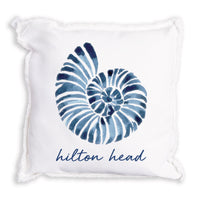 Blue Shell Personalized Pillow