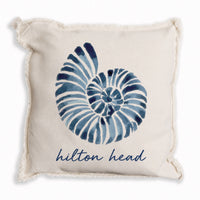 Blue Shell Personalized Pillow