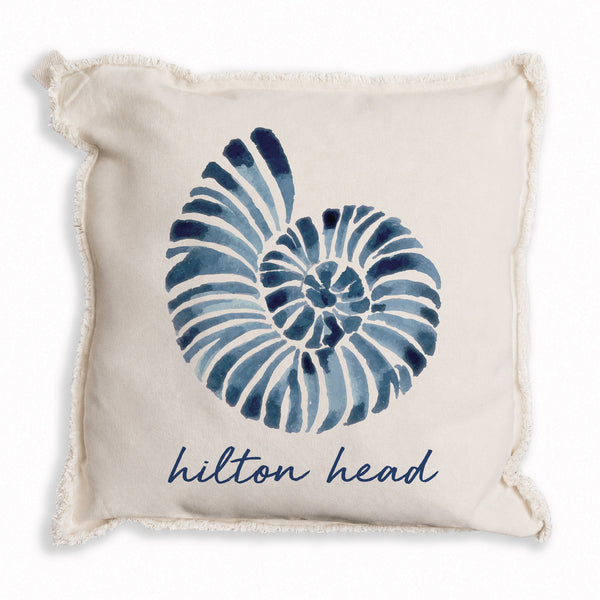 Blue Shell Personalized Pillow