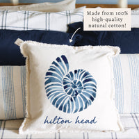 Blue Shell Personalized Pillow