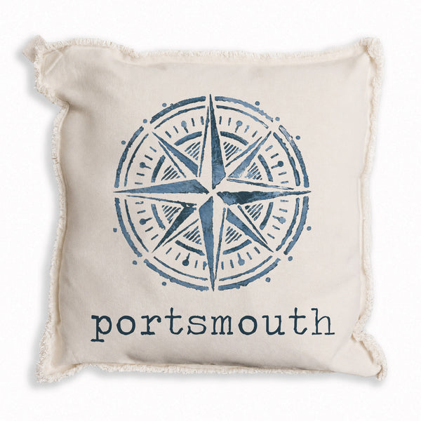 Compass Personalized Pillow