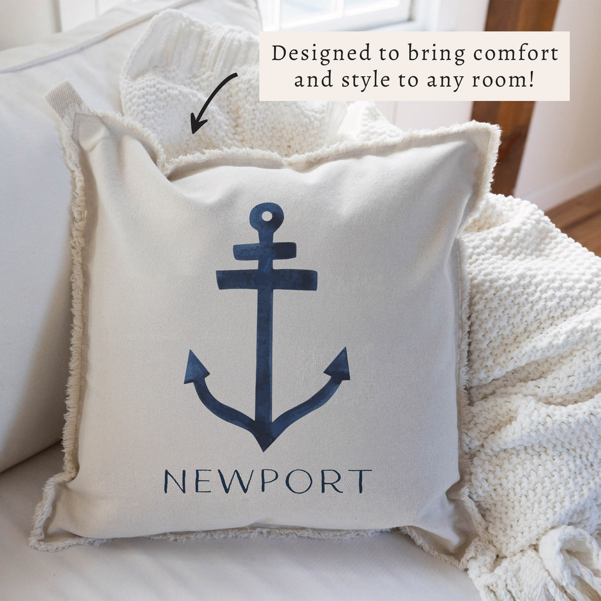 Anchor Personalized Pillow