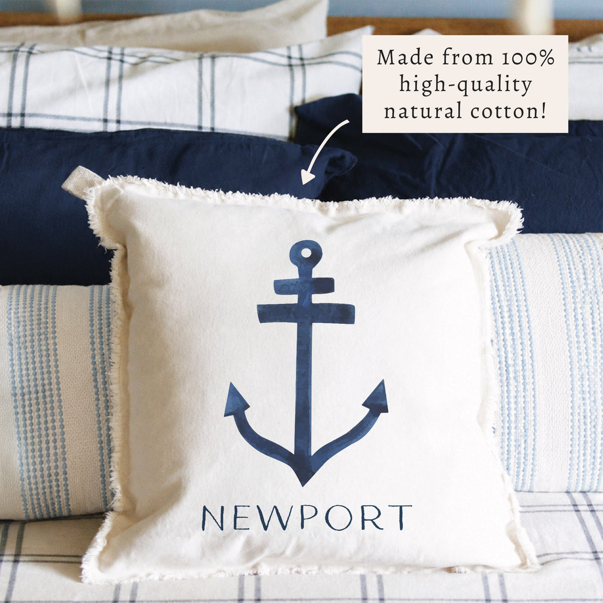 Anchor Personalized Pillow