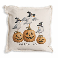 Witch Seagulls Personalized Pillow