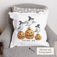 Witch Seagulls Personalized Pillow