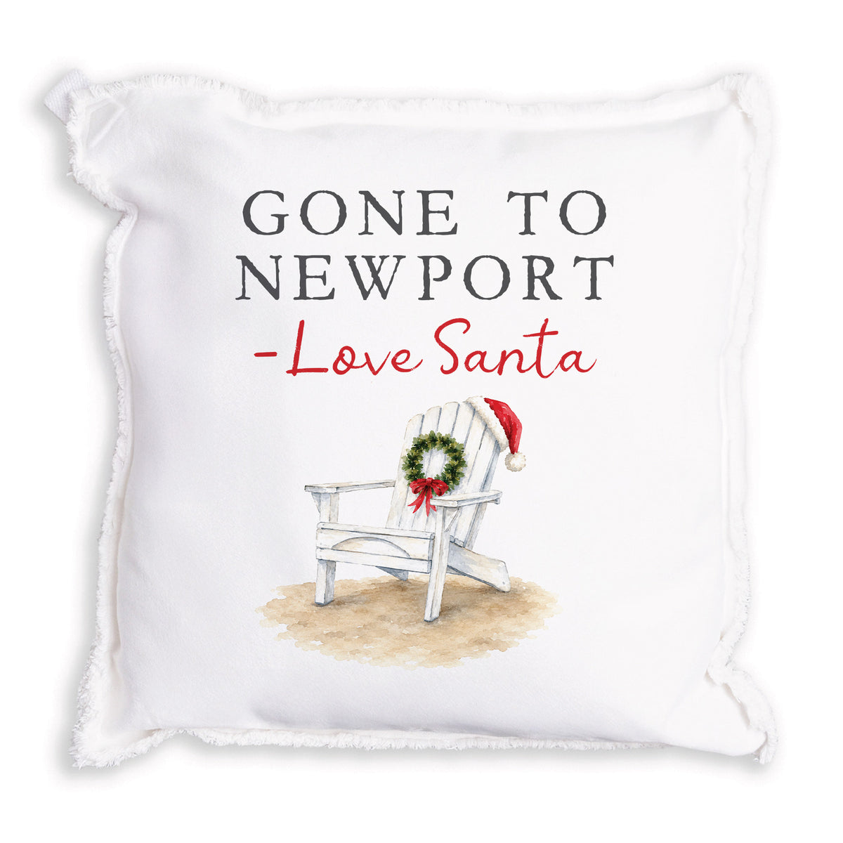 Santa Gone To Personalized Pillow