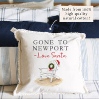 Santa Gone To Personalized Pillow