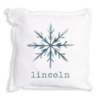 Snowflake Personalized Pillow