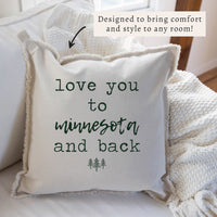 Love You To Pine Personalized Pillow