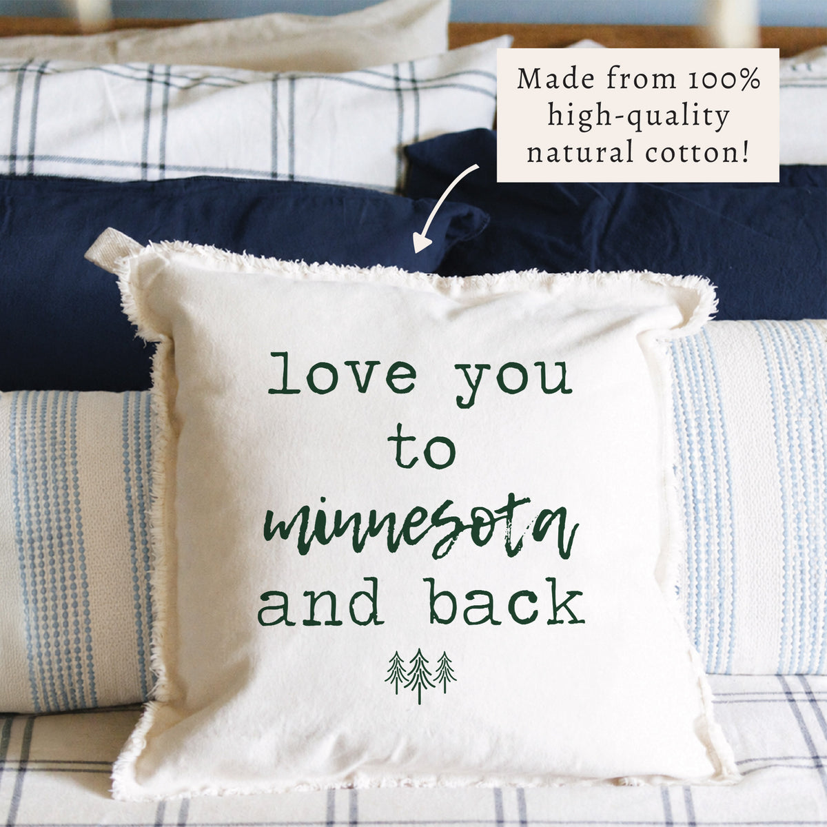 Love You To Pine Personalized Pillow